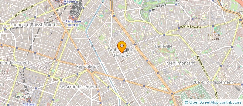 localisation de l'entreprise DE L'OMBRE A LA LUMIERE  PARIS