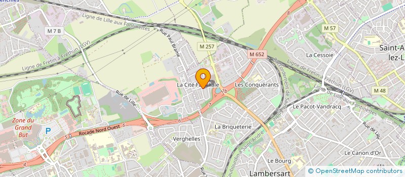 localisation de l'entreprise DE L OR DANS LES POILS-MEDIATION PAR L'ANIMAL à LAMBERSART