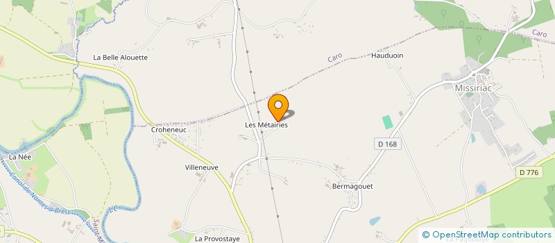 localisation de l'entreprise DE L'OREE DU BOIS  TREAL