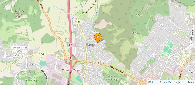 localisation de l'entreprise DE L'ORGE à THIONVILLE