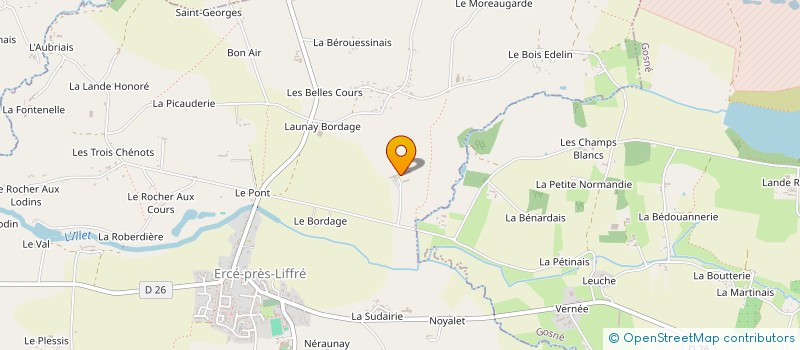 localisation de l'entreprise DE L'ORIOLAIS à ERCE-PRES-LIFFRE
