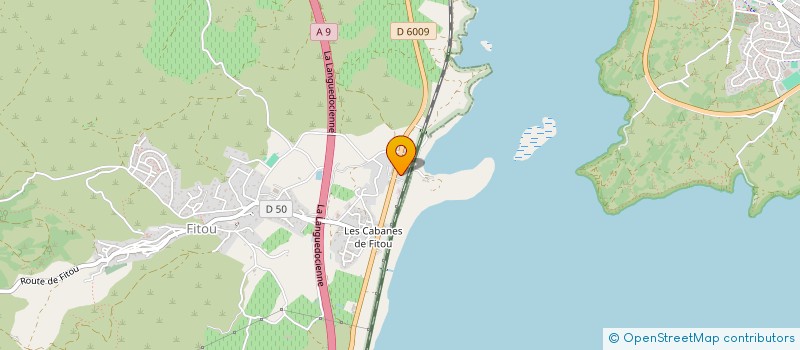 localisation de l'entreprise DE L'ORM  FITOU