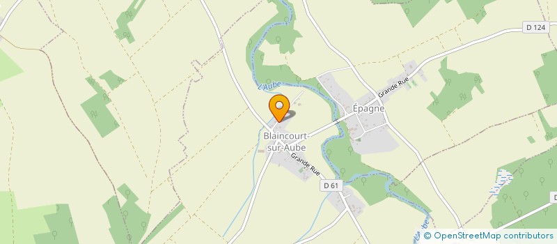 localisation de l'entreprise DE L'ORME  MOLINS-SUR-AUBE