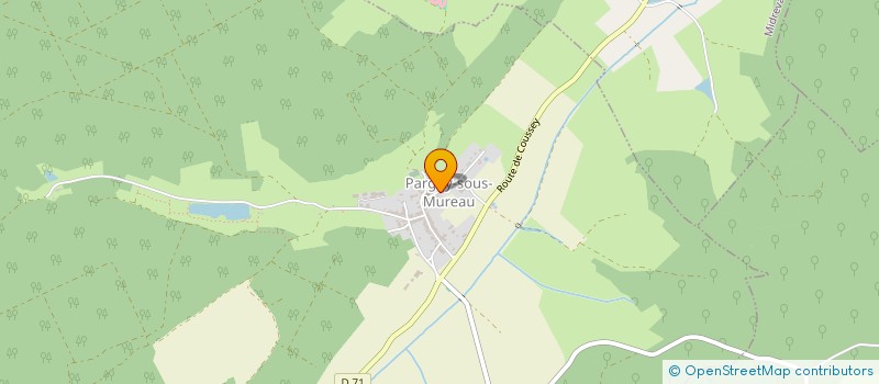 localisation de l'entreprise DE L'ORME  PARGNY-SOUS-MUREAU