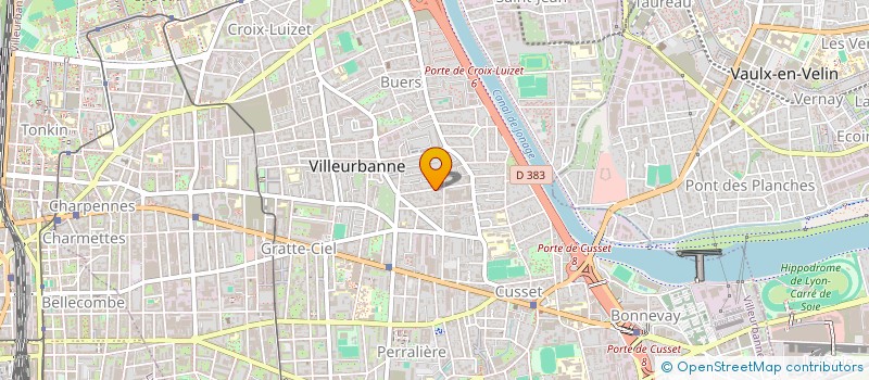 localisation de l'entreprise DE L'ORME GROUPE  VILLEURBANNE