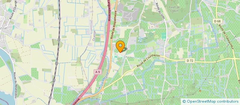 localisation de l'entreprise DE L'ORMEAU  ORANGE