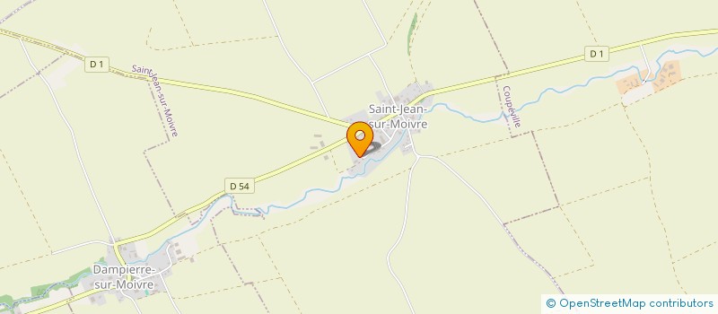 localisation de l'entreprise DE L'OSERAIE  SAINT-JEAN-SUR-MOIVRE