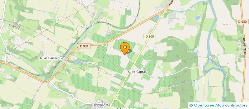 localisation de l'entreprise DE L'OSSE à CONDOM