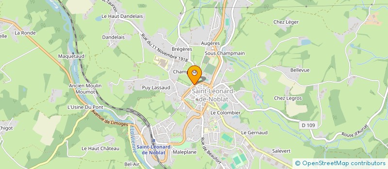 localisation de l'entreprise DE L'OUEST à SAINT-LEONARD-DE-NOBLAT
