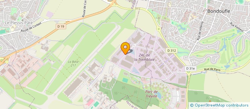 localisation de l'entreprise DE L UNION ECONOMIQUE ET SOCIALE SVR GROUP  LE PLESSIS-PATE