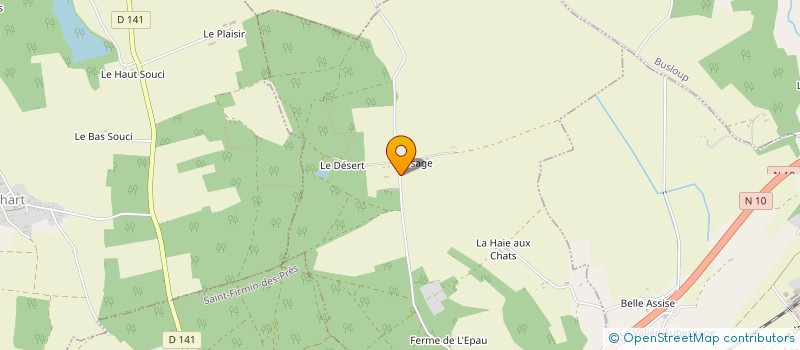 localisation de l'entreprise DE L'USAGE  LISLE