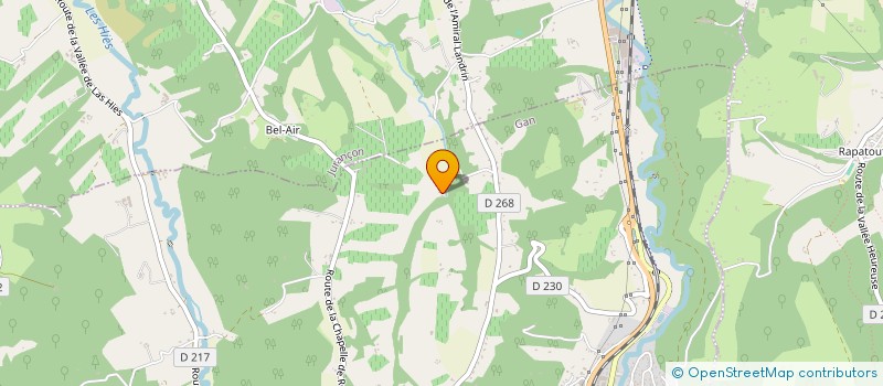 localisation de l'entreprise DE L'YSER  TALENCE