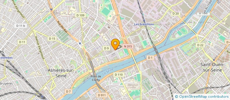 localisation de l'entreprise DE L'YVETTE à ASNIERES-SUR-SEINE