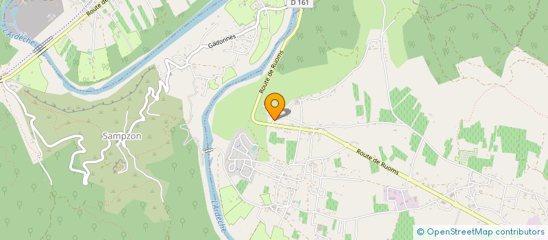 localisation de l'entreprise DE LA ASUNCION à VALLON PONT D'ARC