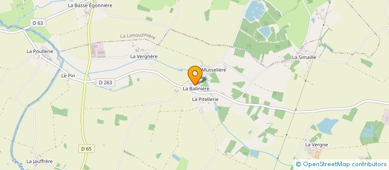 localisation de l'entreprise DE LA BALINIERE à CORCOUE-SUR-LOGNE