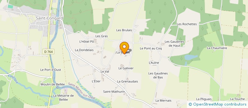 localisation de l'entreprise DE LA BANDE  SAINT-MARTIN-SUR-OUST