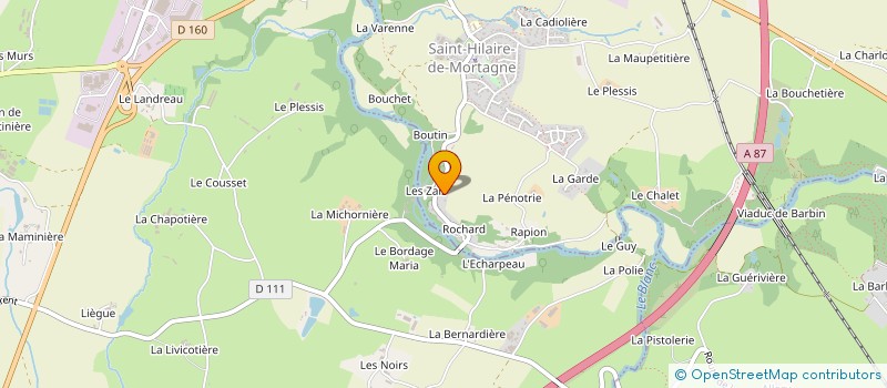 localisation de l'entreprise DE LA BARITAUDIERE  MORTAGNE-SUR-SEVRE