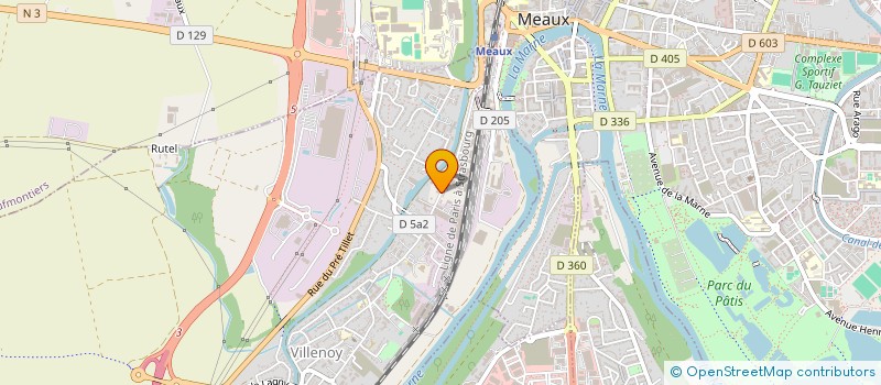 localisation de l'entreprise DE LA BARRIADE  VILLENOY