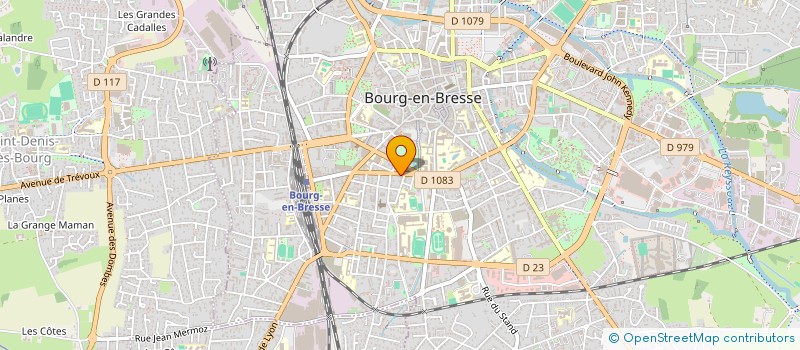 localisation de l'entreprise DE LA BASILIQUE à BOURG-EN-BRESSE