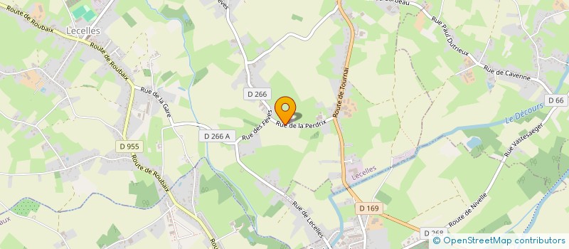 localisation de l'entreprise DE LA BASSE FRETE à LECELLES