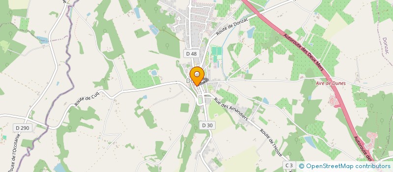 localisation de l'entreprise DE LA BASTIDE  DUNES