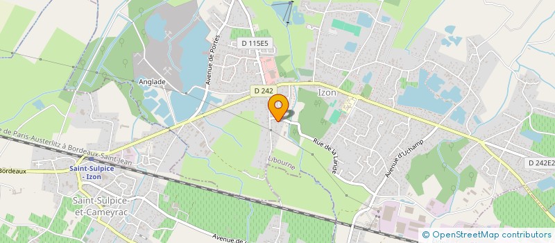 localisation de l'entreprise DE LA BASTIE  IZON