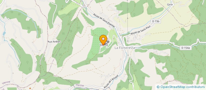 localisation de l'entreprise DE LA BATHIE  LA FORTERESSE