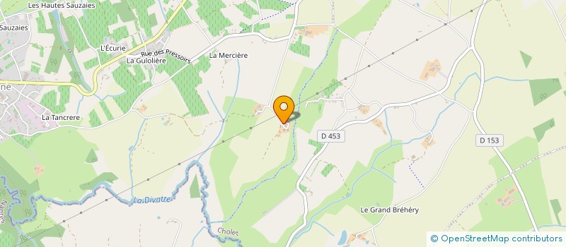 localisation de l'entreprise DE LA BAZADAISE  OREE-D'ANJOU