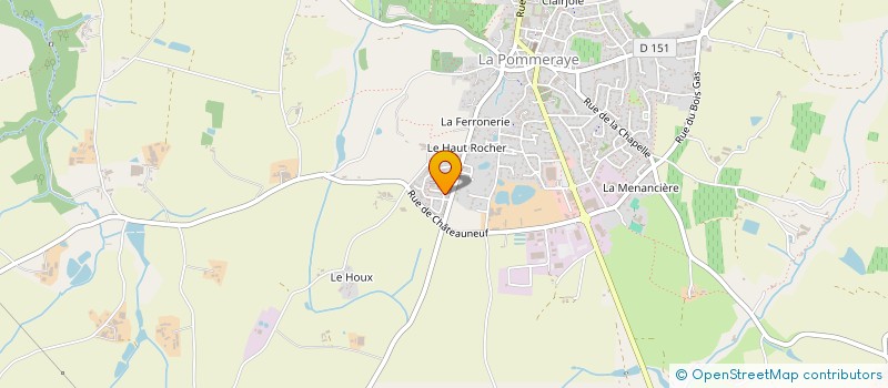 localisation de l'entreprise DE LA BEL AIR  MAUGES-SUR-LOIRE