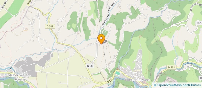 localisation de l'entreprise DE LA BELLEMONDIERE  SAINT-ANDRE-EN-ROYANS