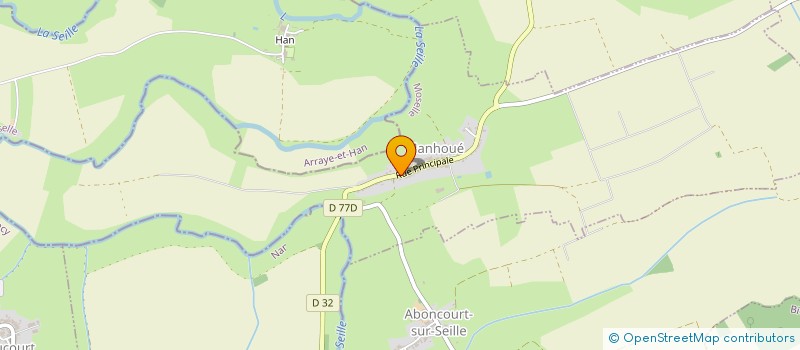 localisation de l'entreprise DE LA BERGERE  ALAINCOURT-LA-COTE