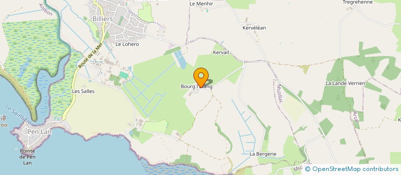 localisation de l'entreprise DE LA BERGERIE à BILLIERS