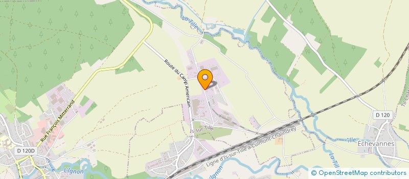 localisation de l'entreprise DE LA BERGERIE  IS-SUR-TILLE