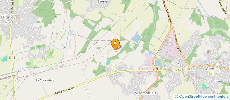 localisation de l'entreprise DE LA BESSEYE à VILLEMOIRIEU