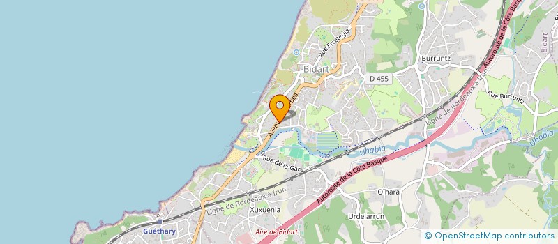 localisation de l'entreprise DE LA BIO A LA LOGIQUE  BIDART