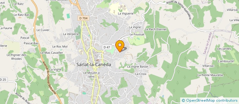 localisation de l'entreprise DE LA BOETIE à VITRAC