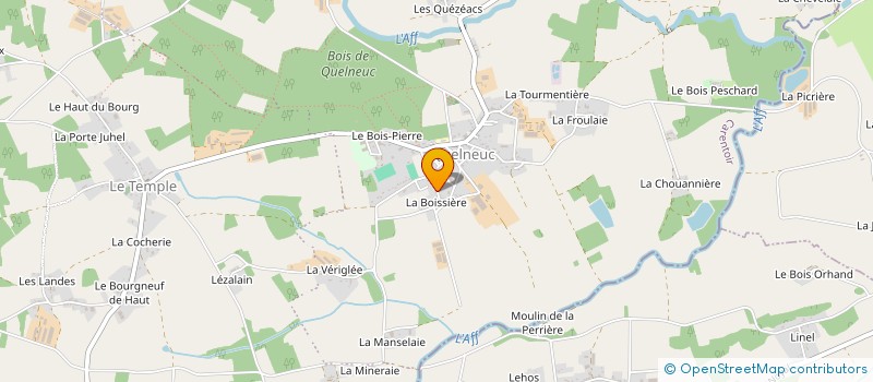 localisation de l'entreprise DE LA BOISSIERE  CARENTOIR