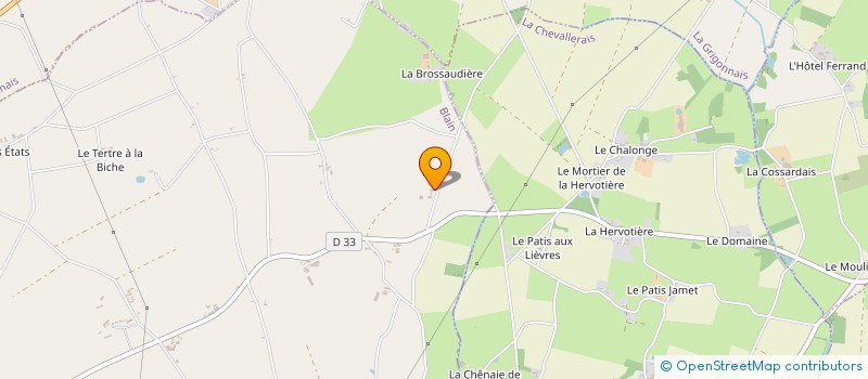 localisation de l'entreprise DE LA BOSSE à BLAIN