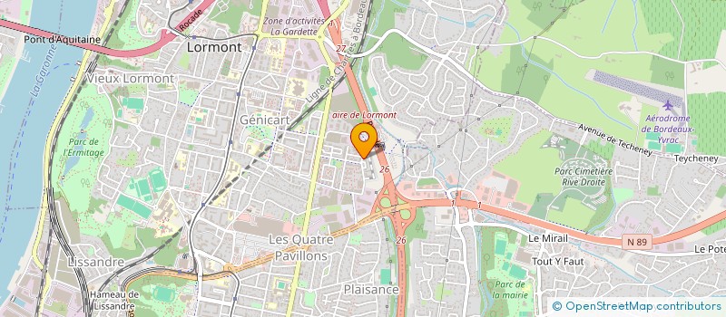 localisation de l'entreprise DE LA BOUCHE AUX OREILLES à LORMONT