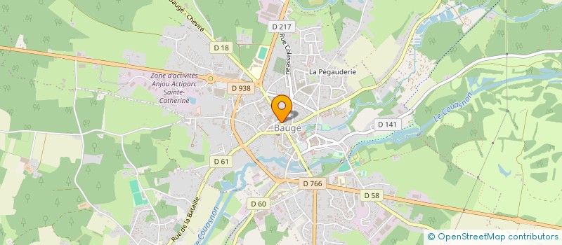 localisation de l'entreprise DE LA BOUE à BAUGE-EN-ANJOU