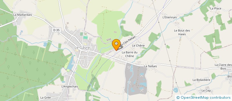 localisation de l'entreprise DE LA BOULINIERE  VAY