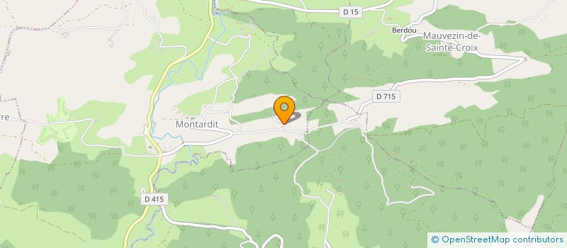 localisation de l'entreprise DE LA BOUYNELLE à MONTARDIT