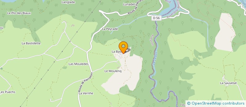 localisation de l'entreprise DE LA BRANDES  CANTOIN