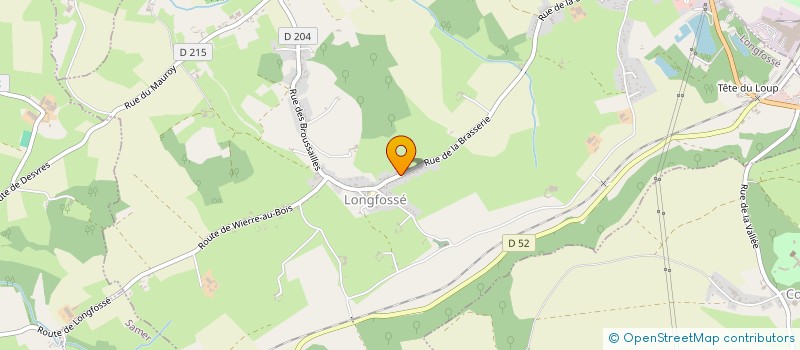 localisation de l'entreprise DE LA BRASSERIE  LONGFOSSE
