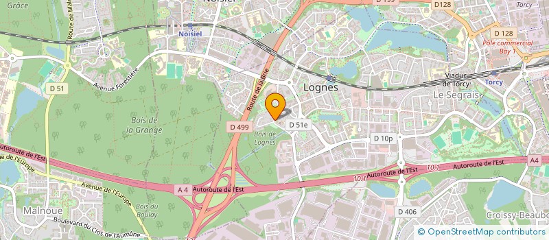localisation de l'entreprise DE LA BRIE BOISEE à LOGNES