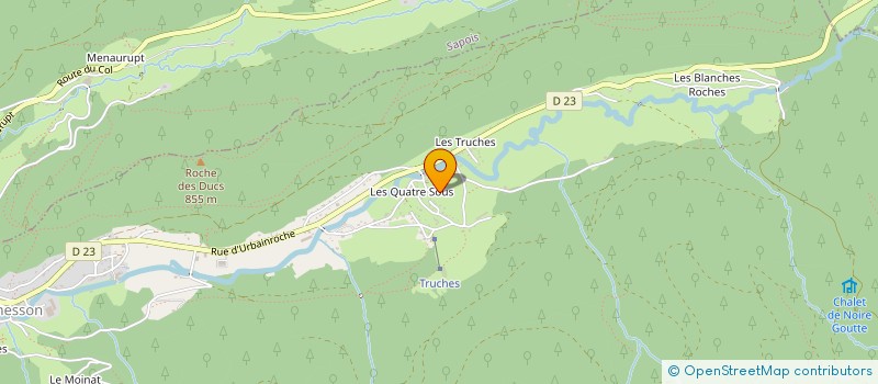 localisation de l'entreprise DE LA BROCHE  ROCHESSON