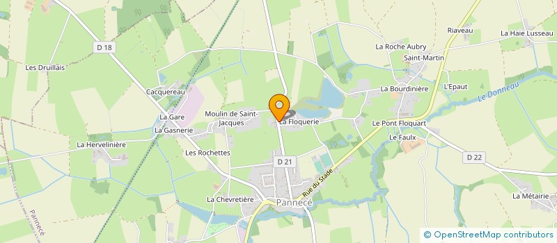 localisation de l'entreprise DE LA BUTTE à PANNECE