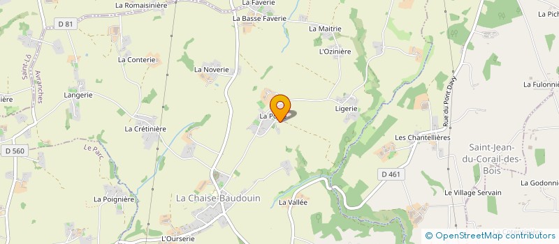 localisation de l'entreprise DE LA BUTTE à LES LOGES-SUR-BRECEY
