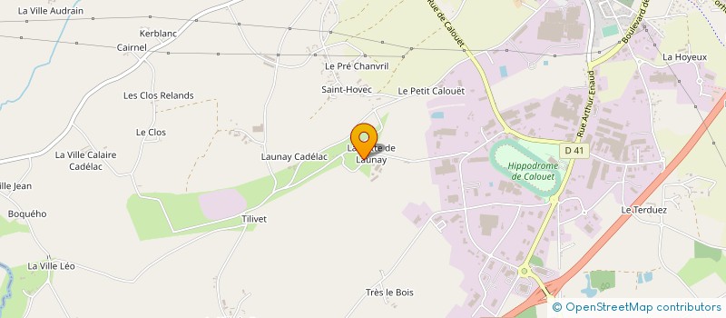 localisation de l'entreprise DE LA BUTTE DE LAUNAY à LOUDEAC