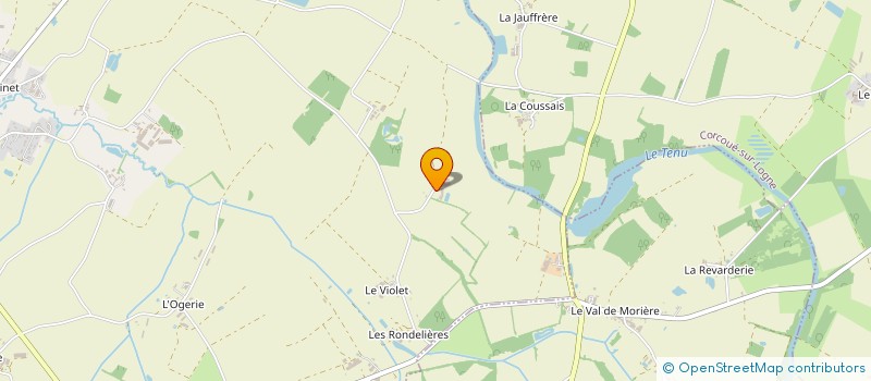 localisation de l'entreprise DE LA CAILLETIERE  SAINT-ETIENNE-DE-MER-MORTE